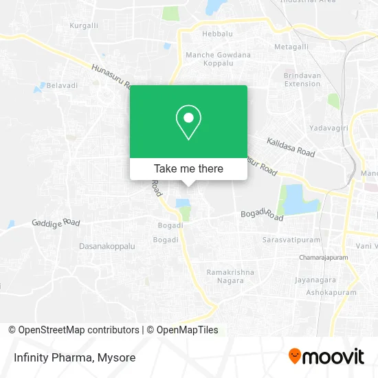 Infinity Pharma map