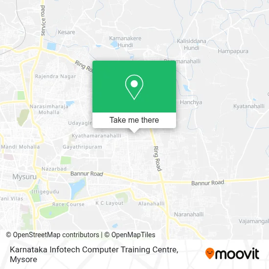 Karnataka Infotech Computer Training Centre map