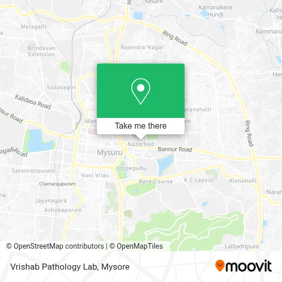 Vrishab Pathology Lab map