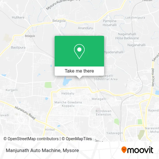 Manjunath Auto Machine map