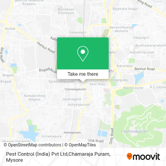 Pest Control (India) Pvt Ltd,Chamaraja Puram map
