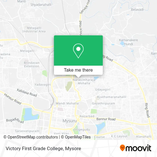 Victory First Grade College map