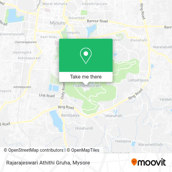 Rajarajeswari Athithi Gruha map