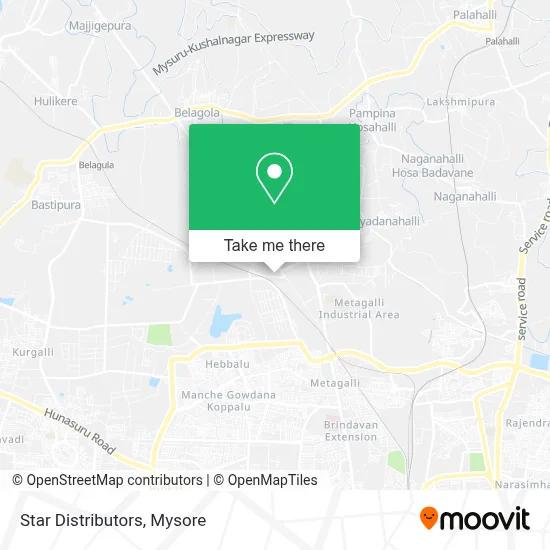 Star Distributors map