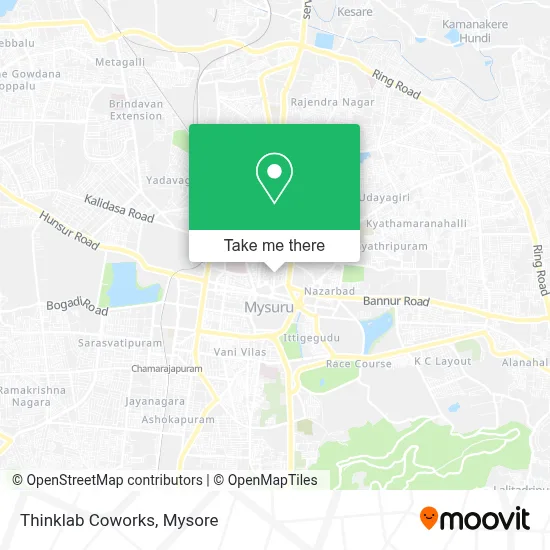 Thinklab Coworks map