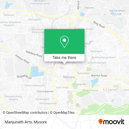 Manjunath Arts map