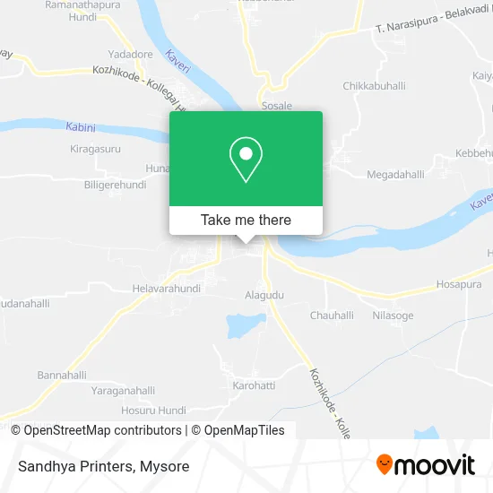 Sandhya Printers map