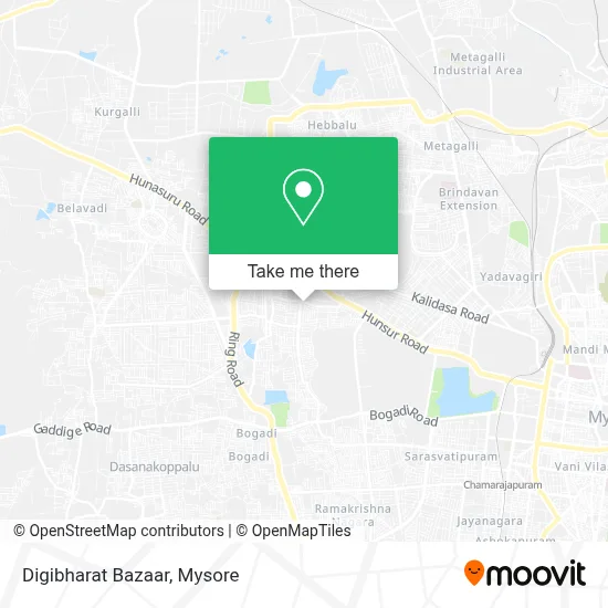 Digibharat Bazaar map