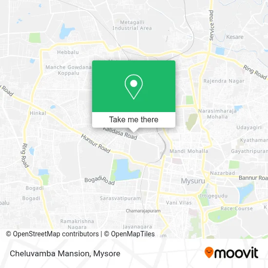 Cheluvamba Mansion map