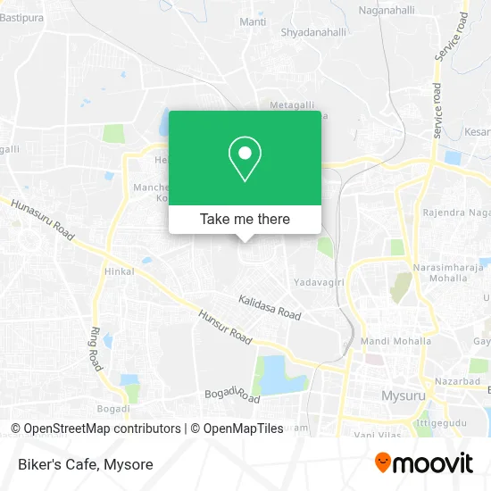 Biker's Cafe map