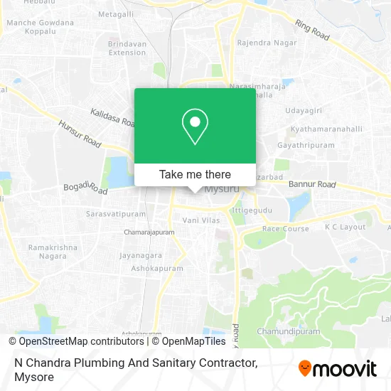 N Chandra Plumbing And Sanitary Contractor map