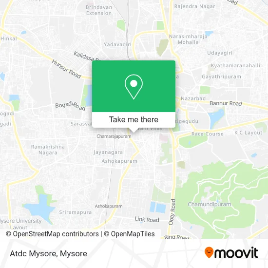 Atdc Mysore map
