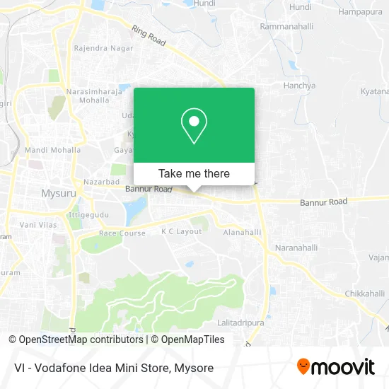 VI - Vodafone Idea Mini Store map