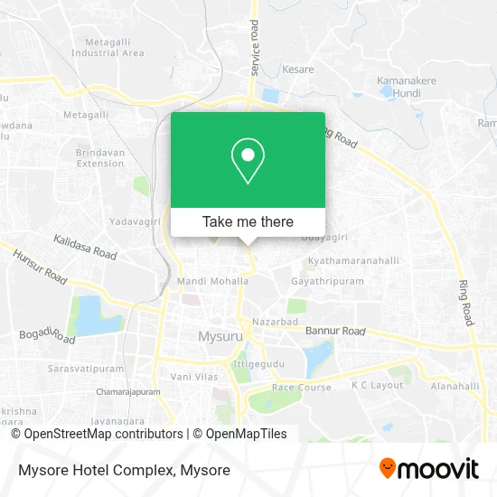 Mysore Hotel Complex map