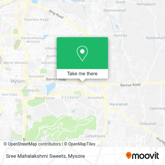 Sree Mahalakshmi Sweets map