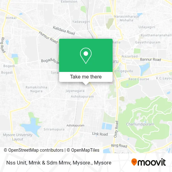 Nss Unit, Mmk & Sdm Mmv, Mysore. map