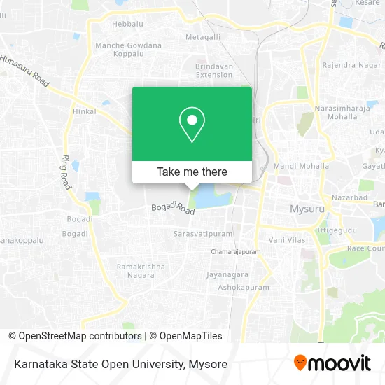 Karnataka State Open University map