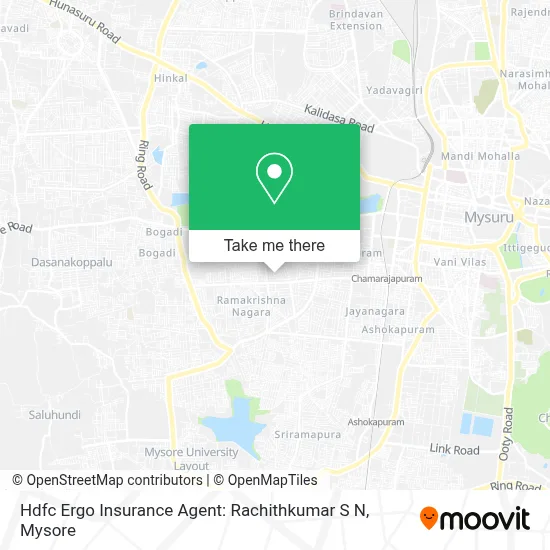 Hdfc Ergo Insurance Agent: Rachithkumar S N map