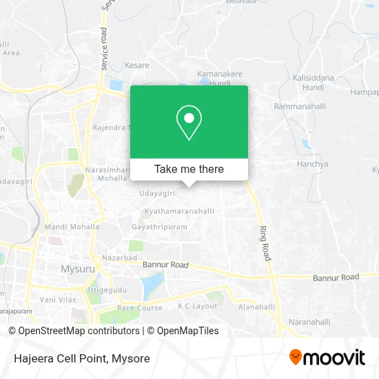 Hajeera Cell Point map