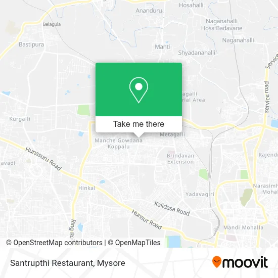 Santrupthi Restaurant map