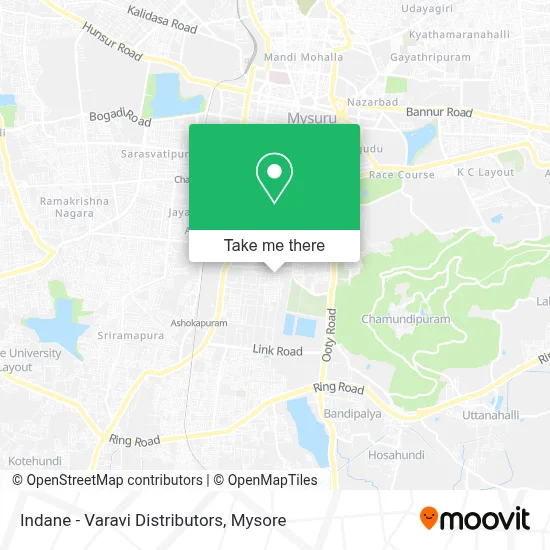 Indane - Varavi Distributors map