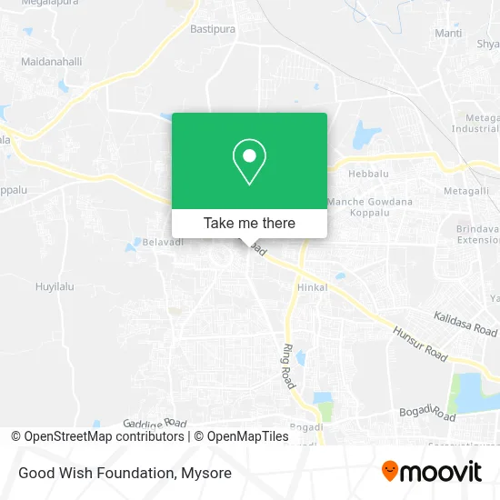 Good Wish Foundation map