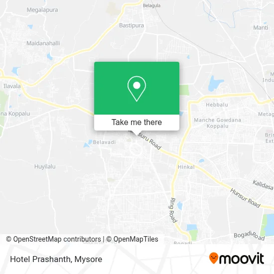 Hotel Prashanth map