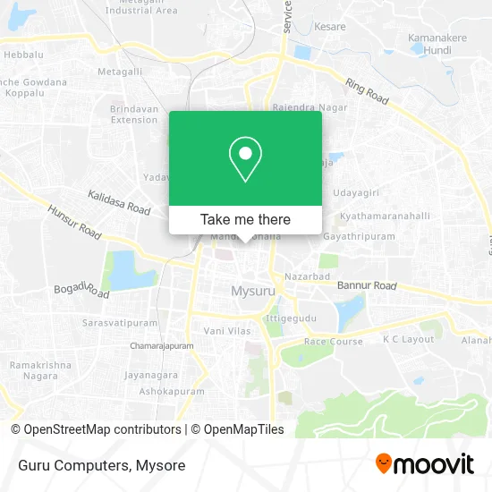 Guru Computers map