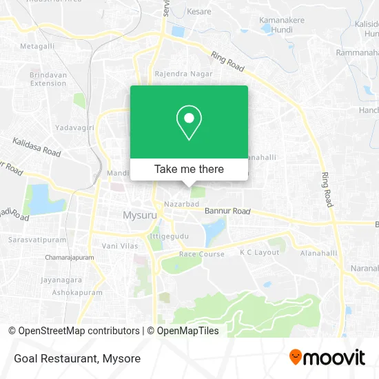 Goal Restaurant map