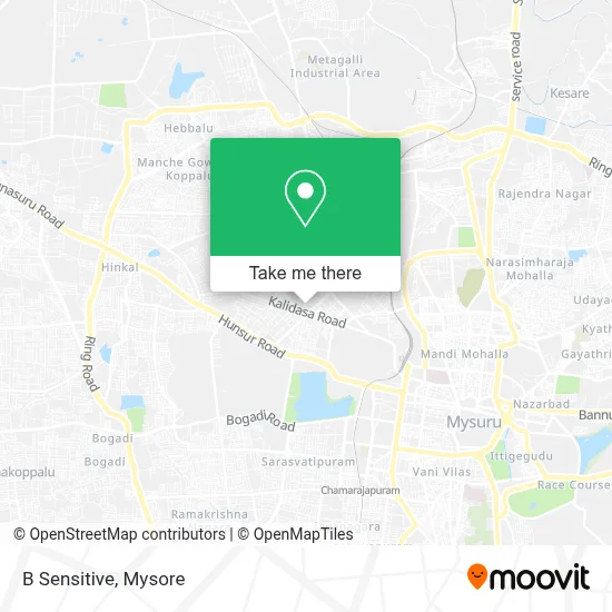B Sensitive map