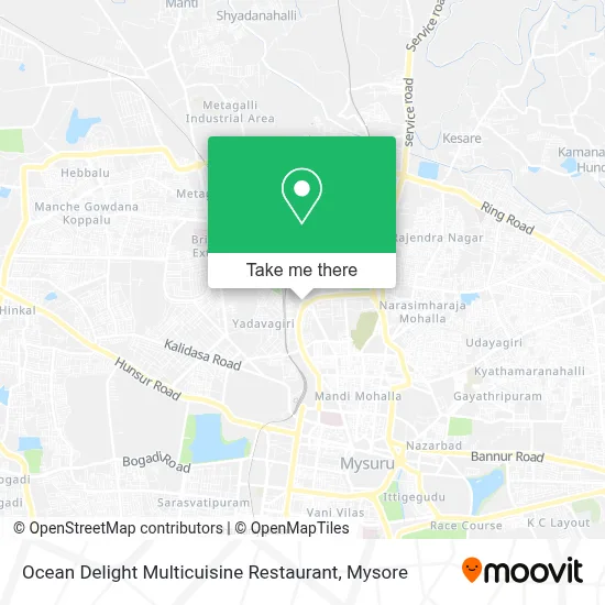 Ocean Delight Multicuisine Restaurant map