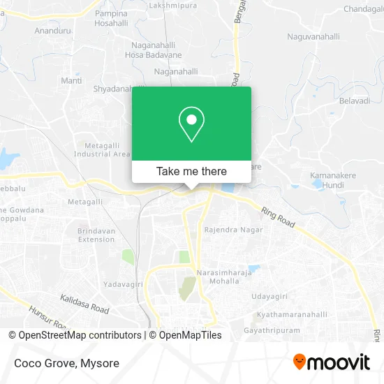 Coco Grove map