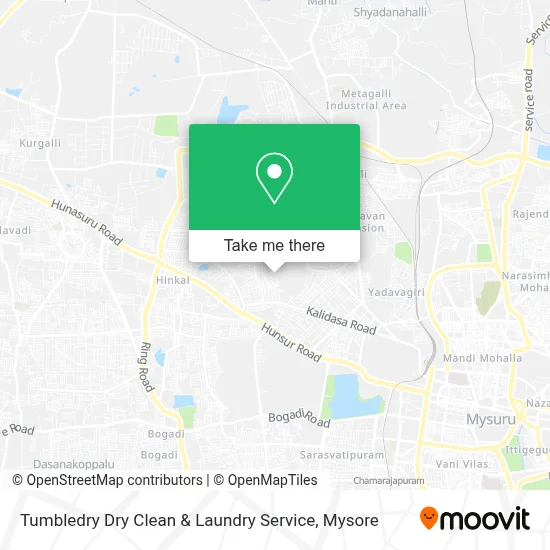 Tumbledry Dry Clean & Laundry Service map