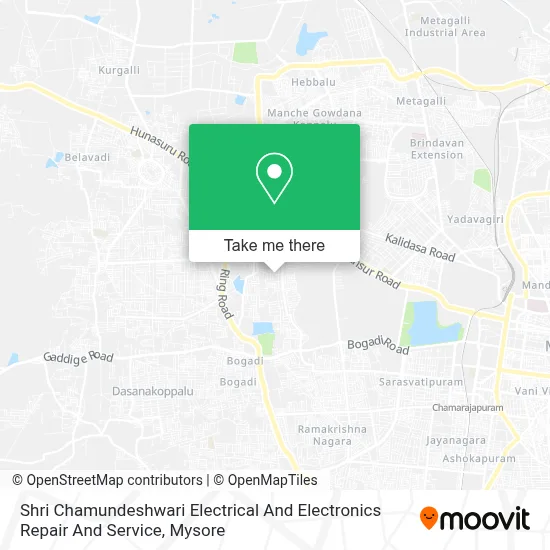 Shri Chamundeshwari Electrical And Electronics Repair And Service map