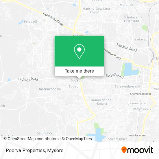 Poorva Properties map