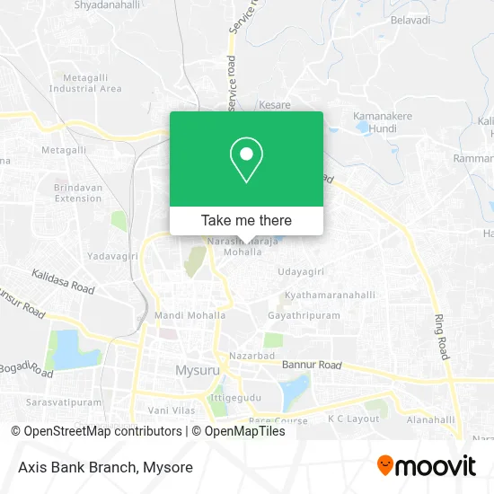 Axis Bank Branch map
