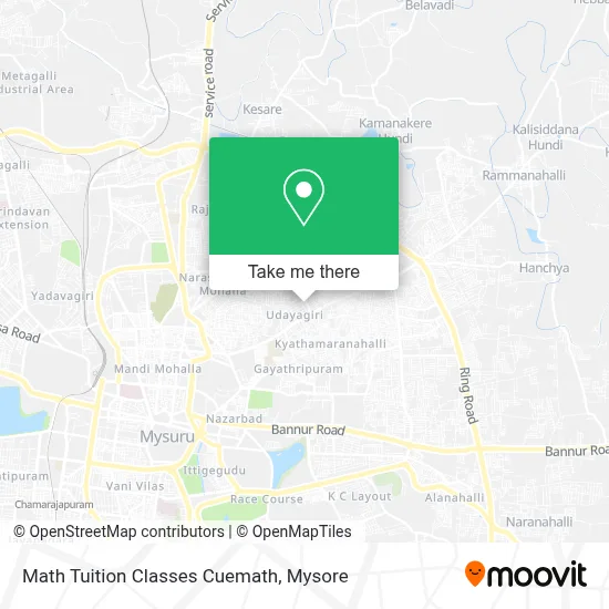 Math Tuition Classes Cuemath map