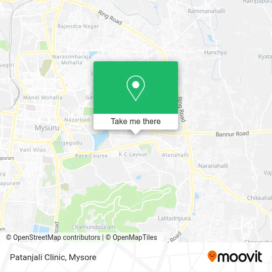 Patanjali Chikitsalay map