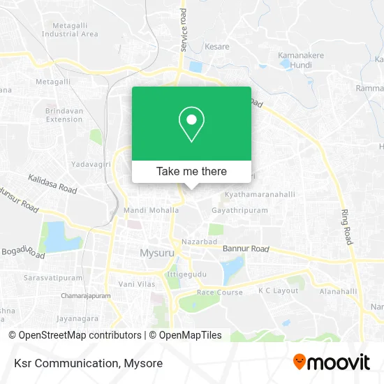 Ksr Communication map