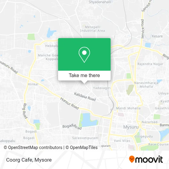 Coorg Cafe map