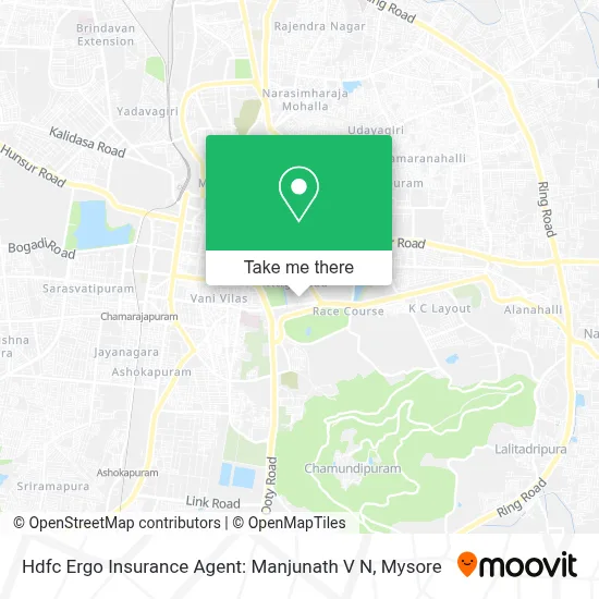 Hdfc Ergo Insurance Agent: Manjunath V N map