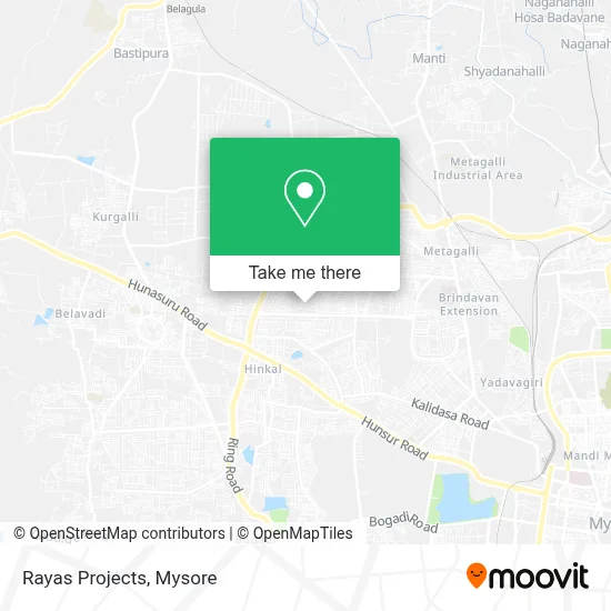 Rayas Projects map