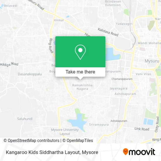 Kangaroo Kids Siddhartha Layout map