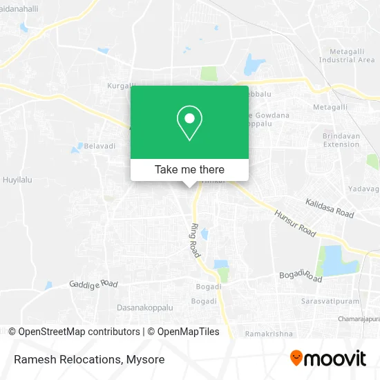 Ramesh Relocations map
