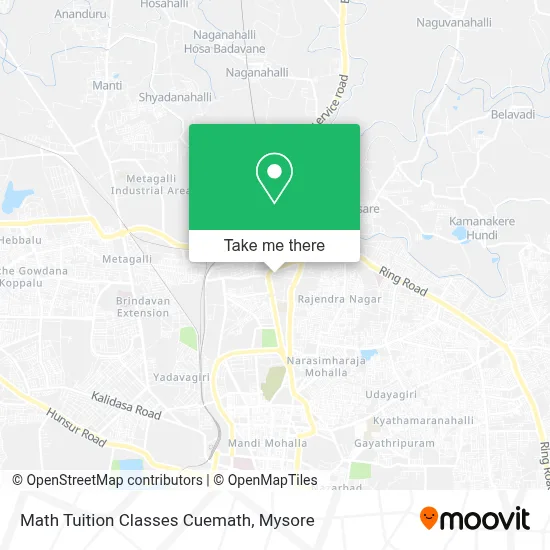 Math Tuition Classes Cuemath map