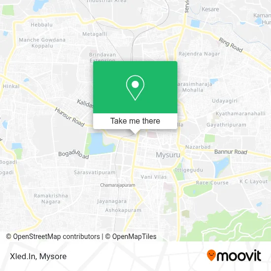 Xled.In map