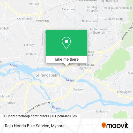 Raju Honda Bike Service map