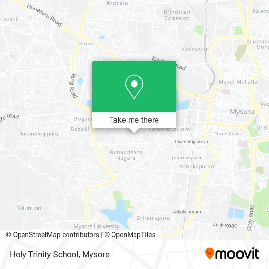 Holy Trinity School map