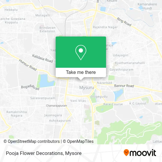 Pooja Flower Decorations map