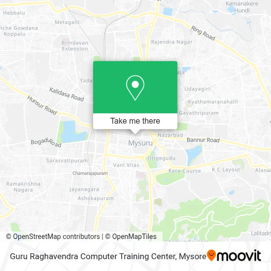 Guru Raghavendra Computer Training Center map